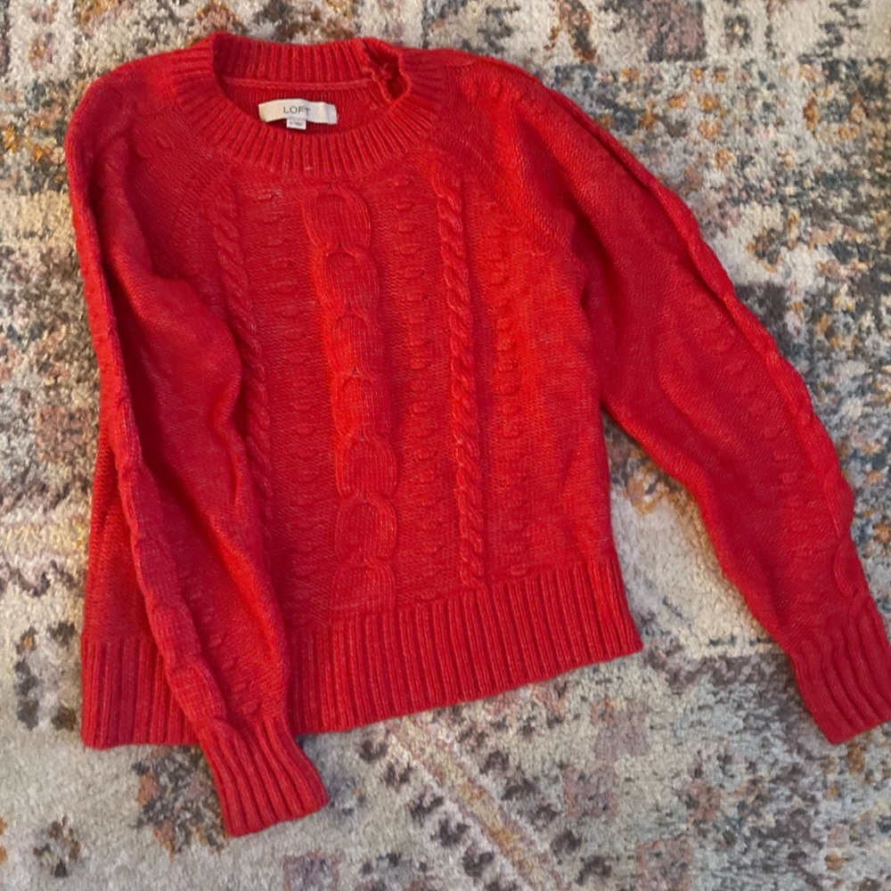 Red sweater